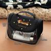 Transparent Waterproof Makeup Bag: Large-Capacity, Portable Travel Cosmetics Storage for Women