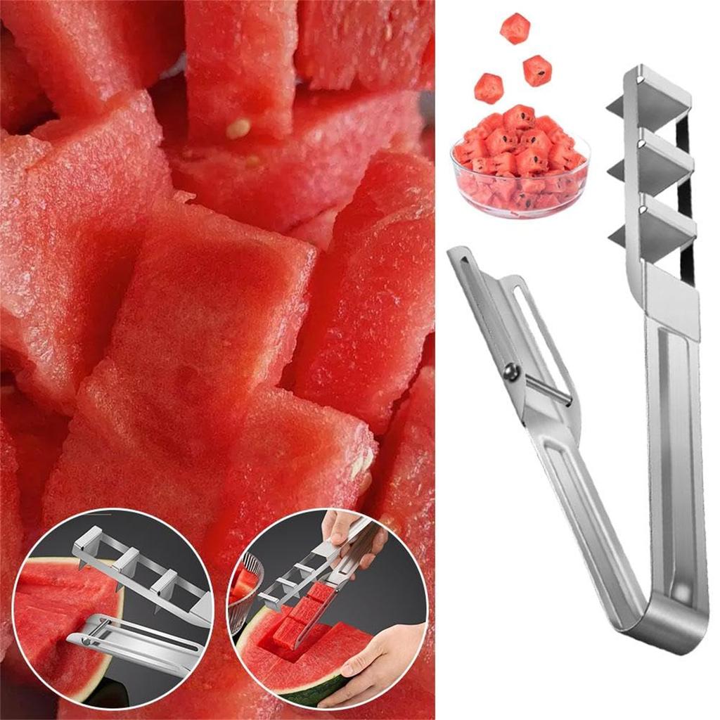 Watermelon Cutter, Stainless Steel Rust-Resistant Melon & Fruit, Quickly Safe Watermelon Knife, Easy To Use, Family Gatherings, Picnic Ready