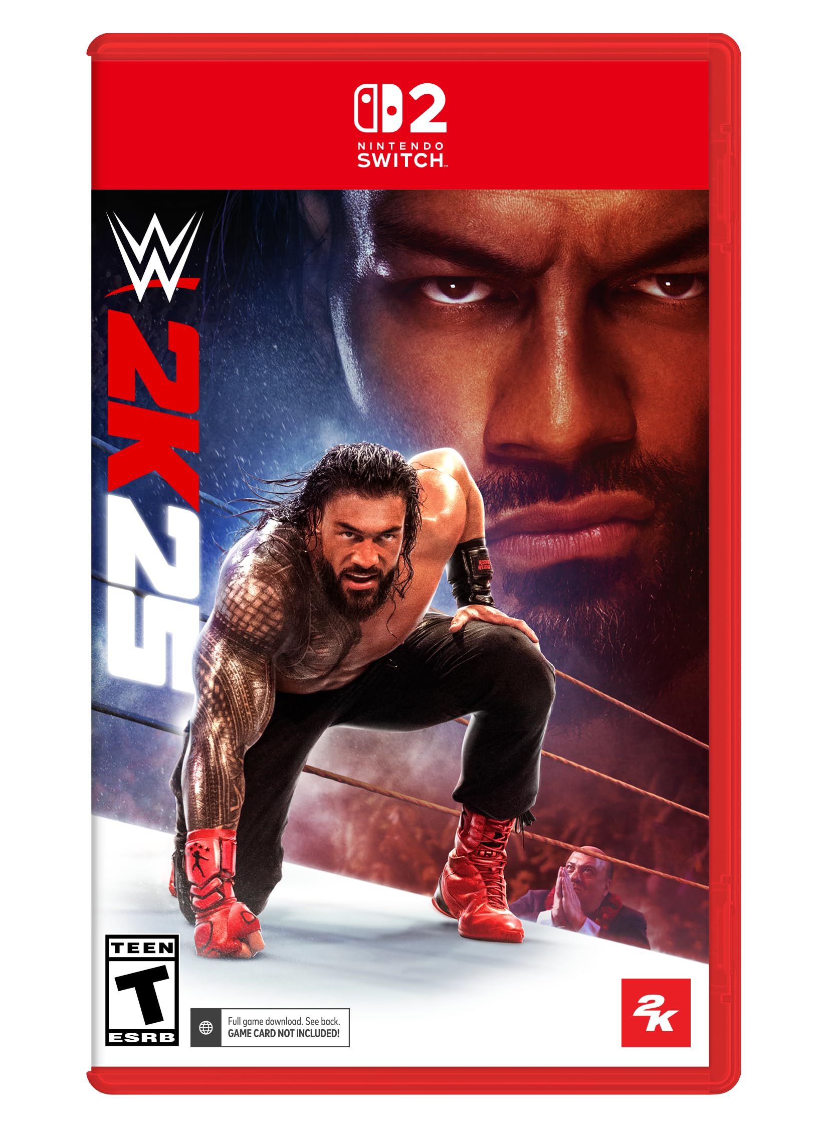 

WWE 2K25 North Switch 2 (Code-In-Box) (Import America) – красный