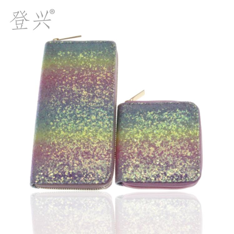 Neues Laser-PU-Kurz-Kleinportemonnaie, Schüler-Kindertasche, D-System mit Bildern und Mustern