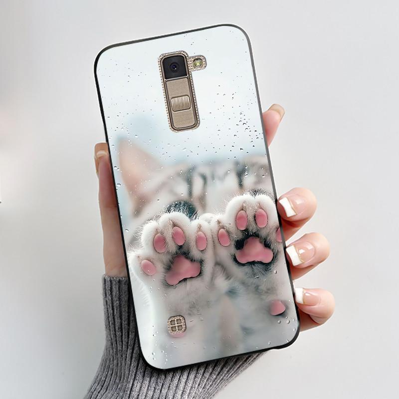 Casing For LG K10 2016 Super-Thin Slim Case Shockproof Bumper Luxury Cute Cool Boys Girls Black Matte Soft Silicone Back Cover