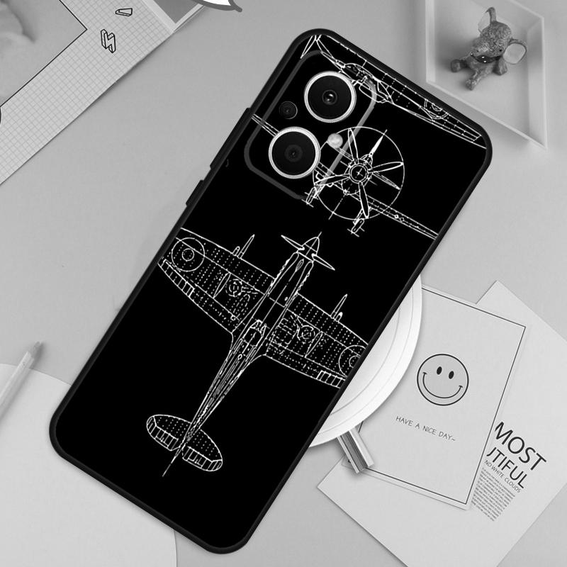 aircraft Airplane fly travel For OPPO Reno 8T 11F 12F 13F 14F 7 8 Lite 10 11 12 13 14 Pro OPPO Find X9 X8 X5 X6 Pro Case
