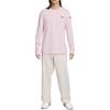 Nike Valentijnsdag Serie Effen Kleur Ronde Hals Casual Lange Mouwen T-shirt Heren Tops Schuim-Roze FV3994-663