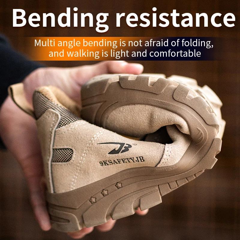 Fashion 6KV Insulated Shoes Safety Boots Men High Temperature Anti-scalding Welding Shoes Puncture-Proof work Boots Industrial