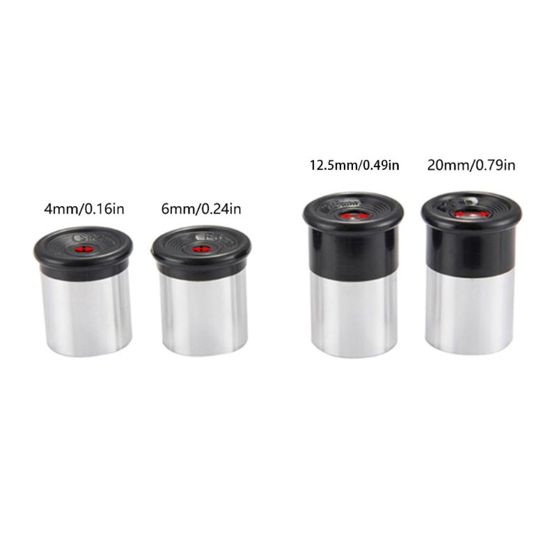 Professional Telescope Eyepiece Eye Pieces Kits 4pcs Precise Lenses for Clear Pictures and Easy Fiting Attachments