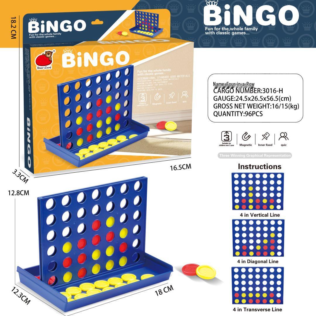 

Magnetic Folding Chess & Four-in-a-Row Educational Toy