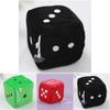Plush Dice Party Pendant Soft Fluffy Car Decoration
