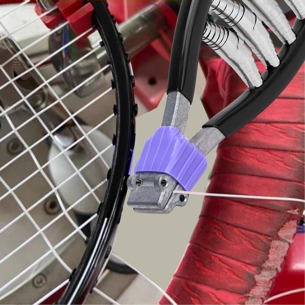 Startklemme Zinklegierung Stahl Badminton Besaitungsklemme 4 Feder Startklemme Klemmwerkzeug für Tennis Badminton Schläger