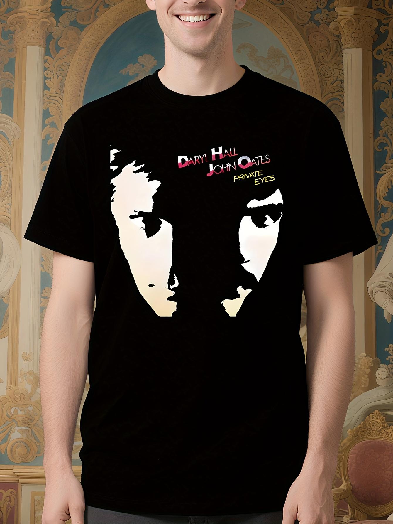 Hall and Oates Private Eyes Graphic Tee - Vintage Tshirt ... S