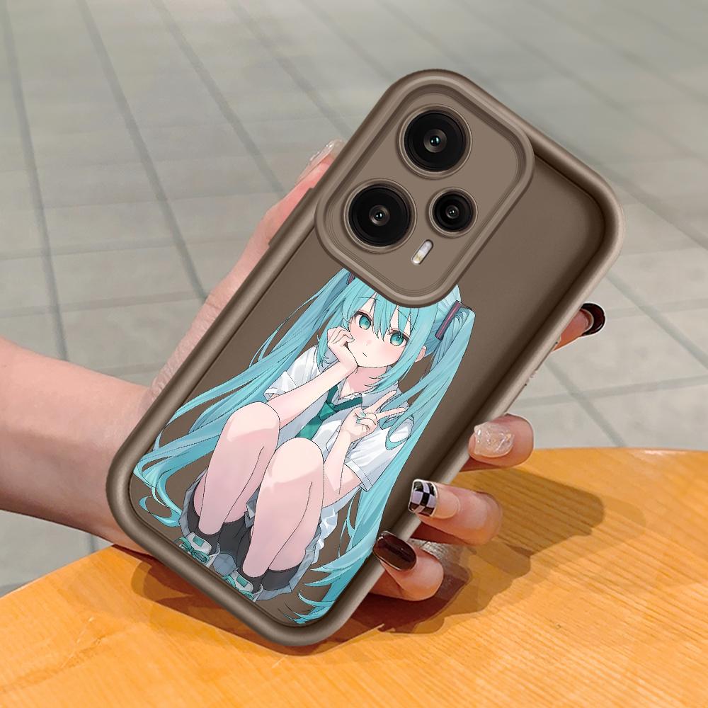 Model de imprimare cu scară pătrată din silicon moale Carcasă pentru telefon Acoperire completă Cameră cu protecție antișoc Carcasă din cauciuc pentru Xiaomi Redmi