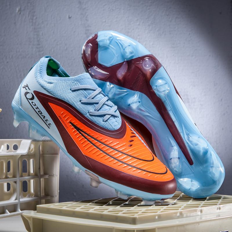 New Men Football Boots Ankle Professional Non-Slip TF/FG Soccer Shoes Boys Sneakers Match Comfortable Sports Shoes Unisex