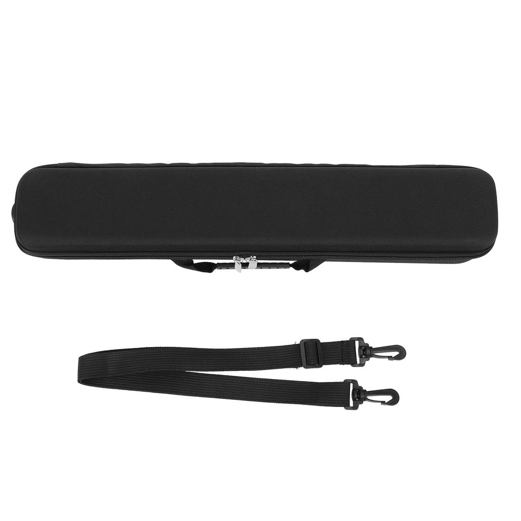 Fishing Rod Reel Storage Bag Hard Fish Pole Organizer Built In Foam Cushion for Easy Carry Black F89