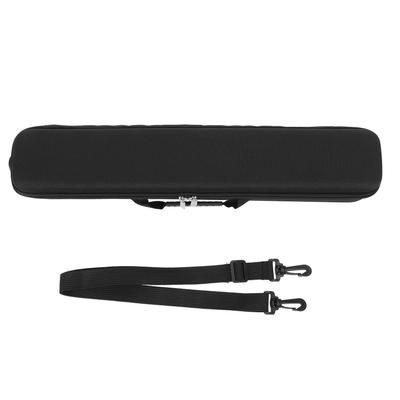Fishing Rod Reel Storage Bag Hard Fish Pole Organizer Built In Foam Cushion for Easy Carry Black F89