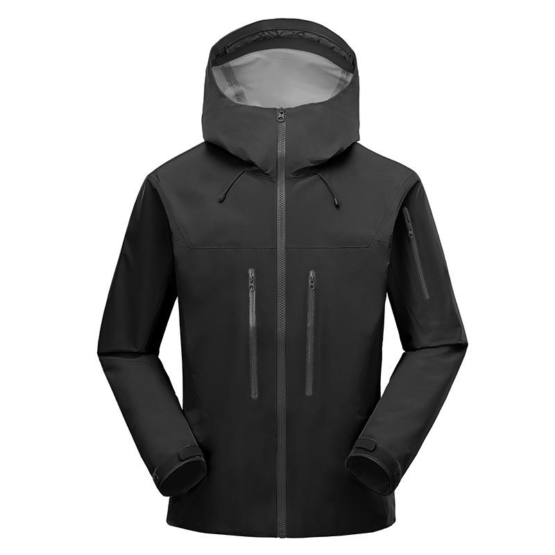 

Unisex Three-Layer Waterproof Breathable Outdoor Hardshell Windbreaker for Mountaineering XL