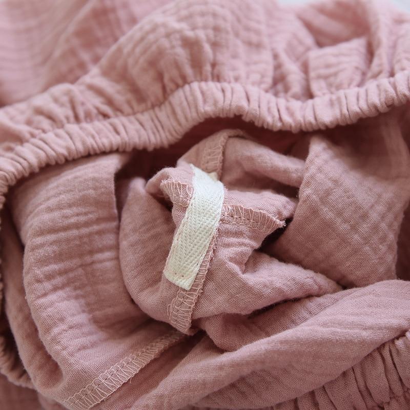 Pigiama Kimono giapponese nuovo stile estivo Completo da coppia Pantaloncini a maniche corte in crêpe di cotone sottile Due pezzi da donna