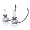 1Pc Car Bright H4 H7 H1 H3 LED Front Fogs Lights Lamps Beads 8000Lm COB Chips With Cooling Fan Longer Lifespan