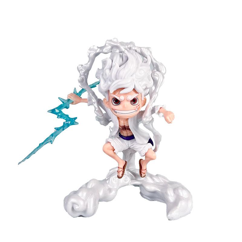 

Ван Пис Ника Луффи ПВХ Игрушка Модель Настольное Украшение Детский Подарок Рождество