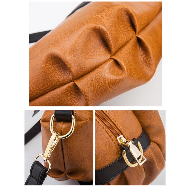Vintage Three Piece Set Mother And Daughter Bags European American Fashion Handbag Shoulder Bag Crossbody Bag