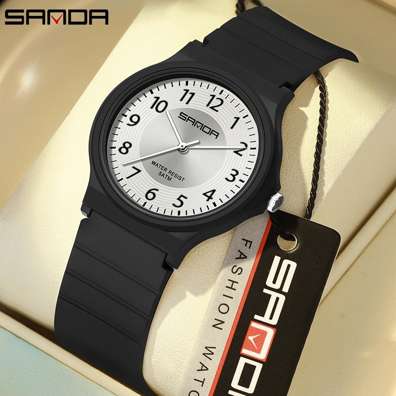 Sanda Trendy Student Watch: Simple, Casual, Versatile, Fresh Style