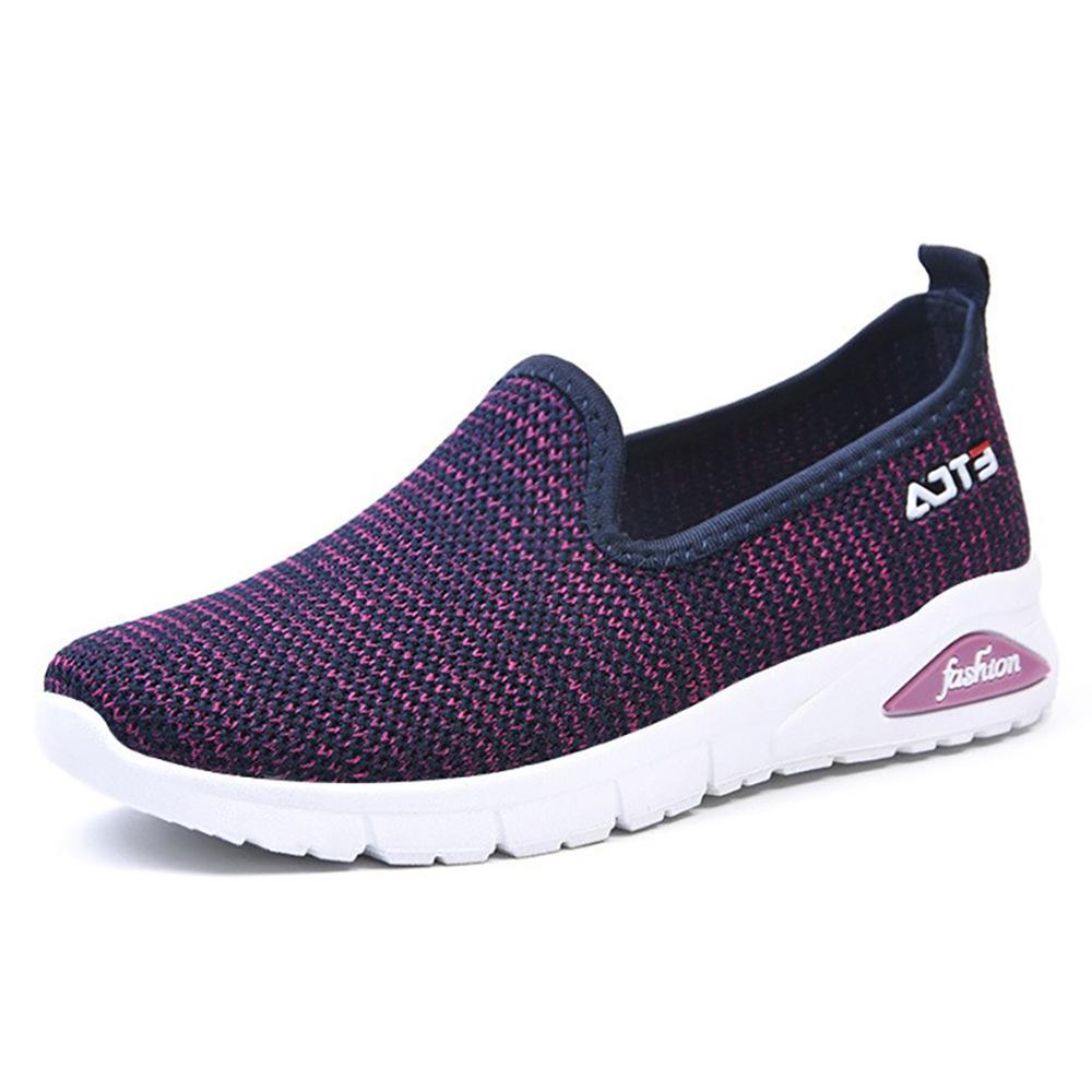 Summer New Casual Pumps Women's Comfortable Breathable Loafers Walking Cloth Shoes