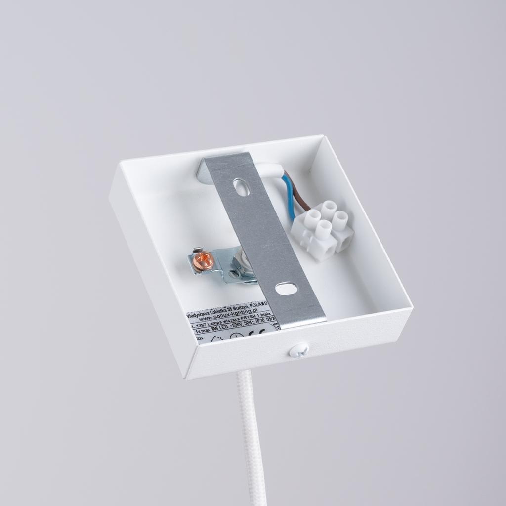 Prism 1 hanging lamp, white