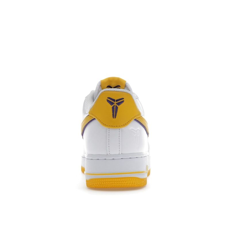 Nike Kobe Bryant x Air Force 1 Low Retro QS Lakers Home Men Sneakers Yellow White Varsity-Maize FZ1151-100