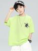 Boys' Short sleeved Thin T-shirt 2026 New Mid to Large Children's Summer Top Children's Quick drying Fried Street Summer Fashion T