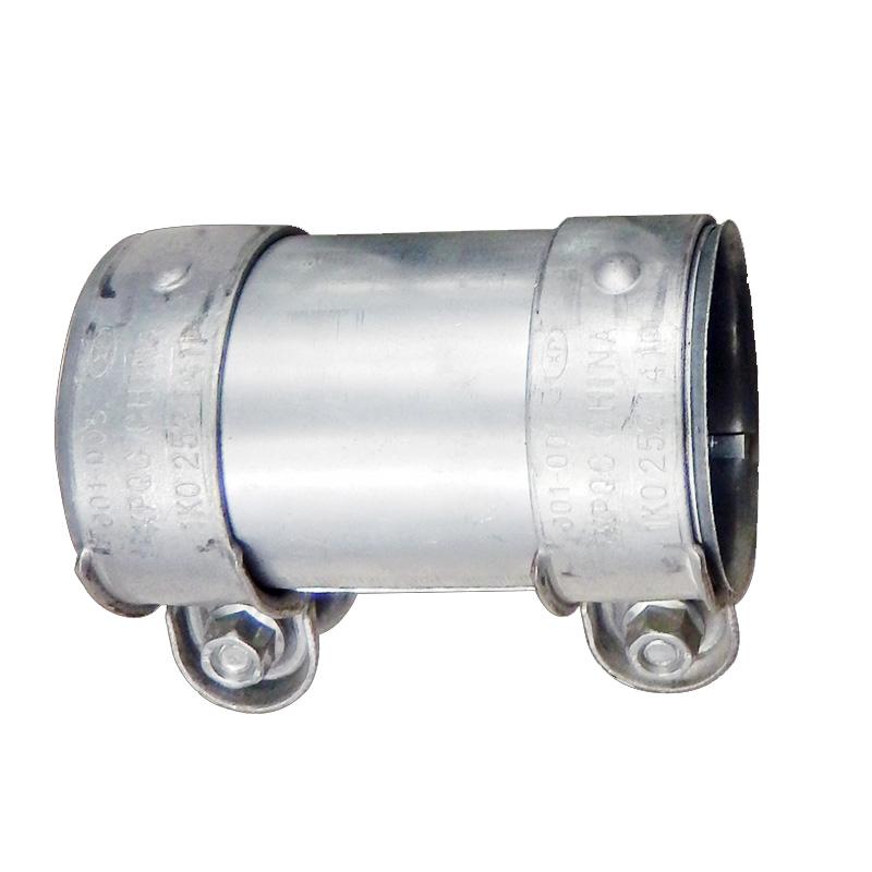 Stainless Steel High Quality Exhaust Tube Pipe Joiner Sleeve Clamp Connector Exhaust Tube Pipe Connector Length 95mm