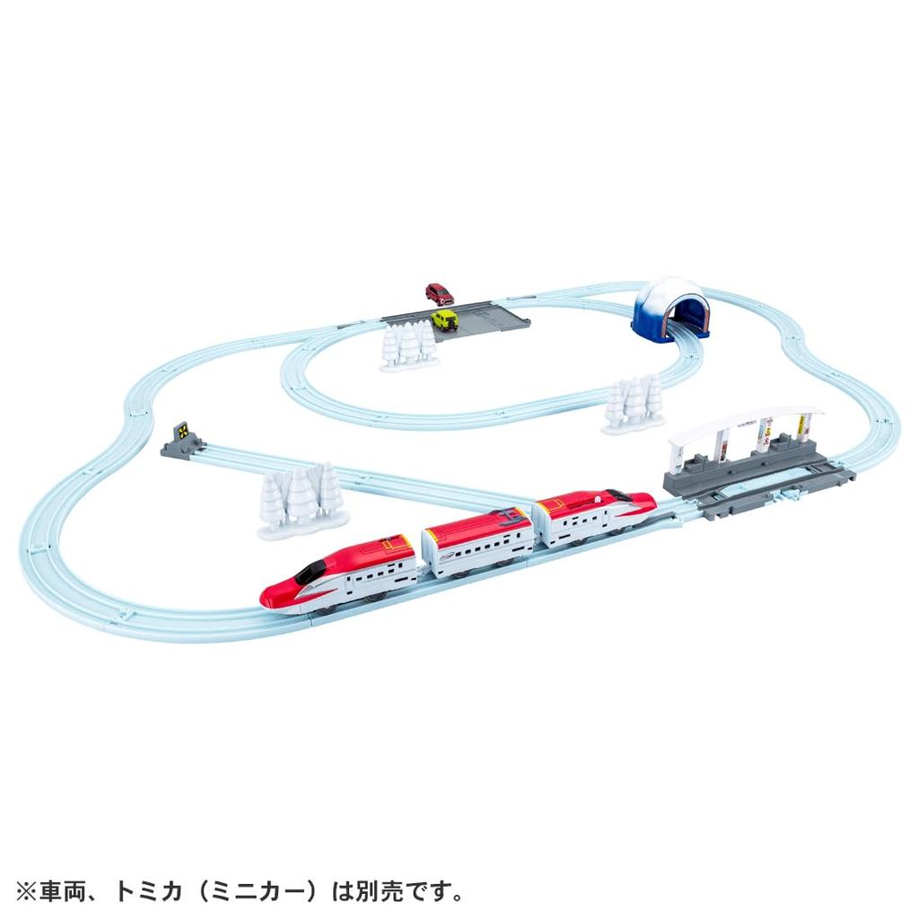 Takara Tomy Plarail Scenic Color Rail Kit ~Schnee und Eisenbahn~ Zug Zug Spielzeug Ab 3 Jahren