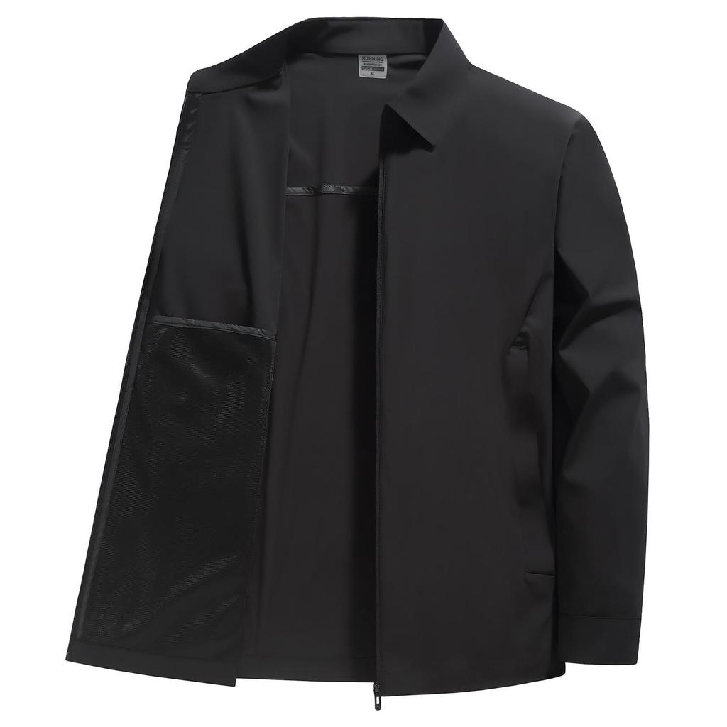 Ice Silk Men's Summer Sun Protection Lightweight Business Casual Jacket