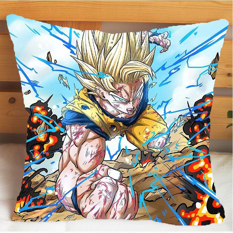 Kissenbezüge mit Dragon Ball-Motiv: Anime-Charakterdesigns für ultimative Fan-Dekoration Anime-Peripherie-Dekorationsgeschenke