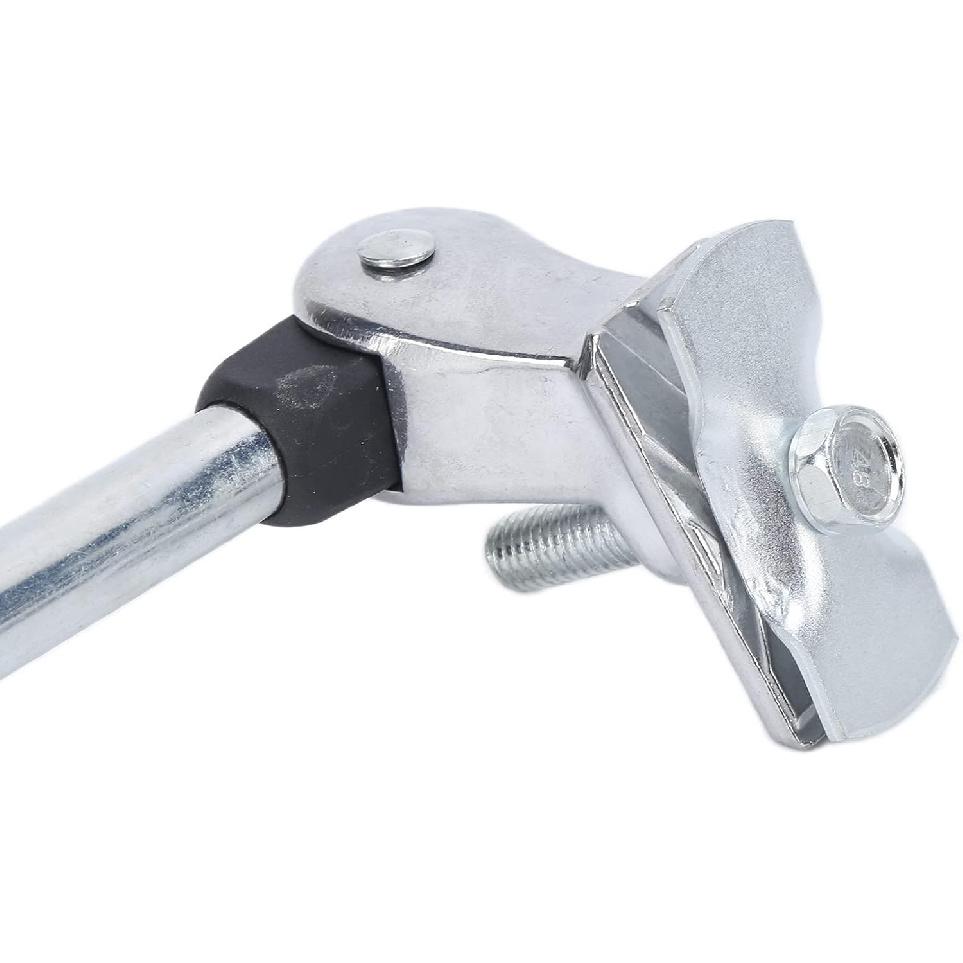 Kickstand, Aluminum Alloy Center Mount Kickstand for 24-27 Inch Mountain Road Bikes (Silver)