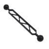 8" Double Ball Arm Essential Underwater Photography Gear Extension Lighting System Aluminum Diving Equipment Accessory