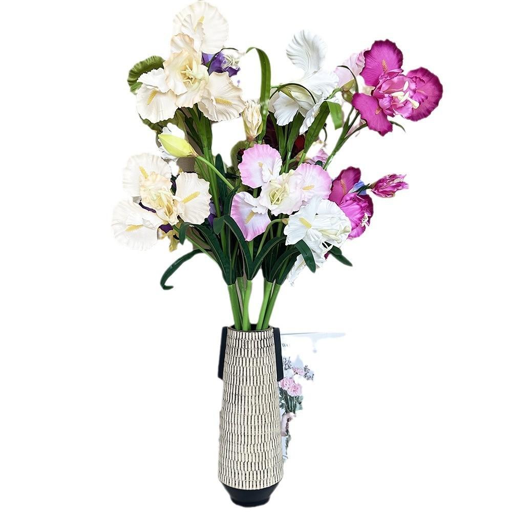 Artificial Iris Flower Wedding Hotel Restaurant Desktop Decoration Ornament Room