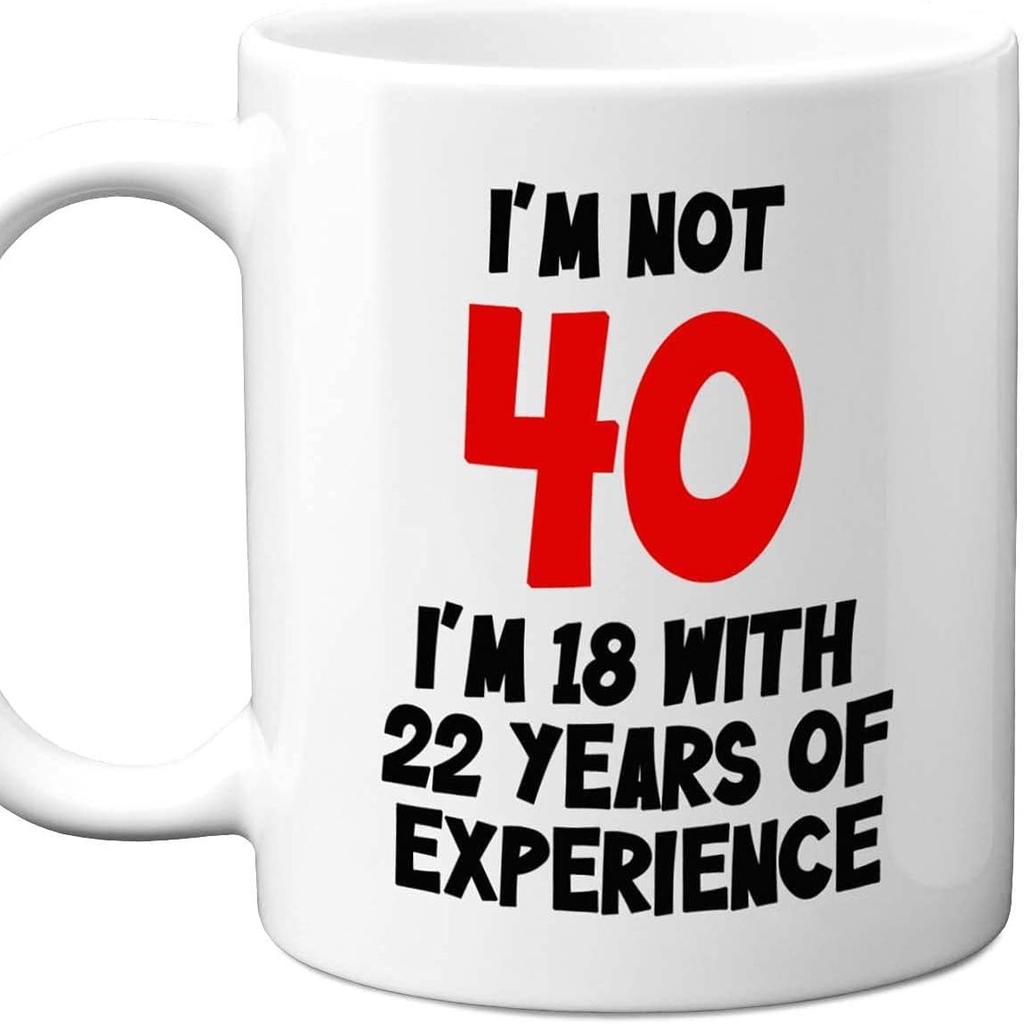 Birthday Birthday Gift Ceramic Coffee Mug 18 Years Of Experience Tea Mug