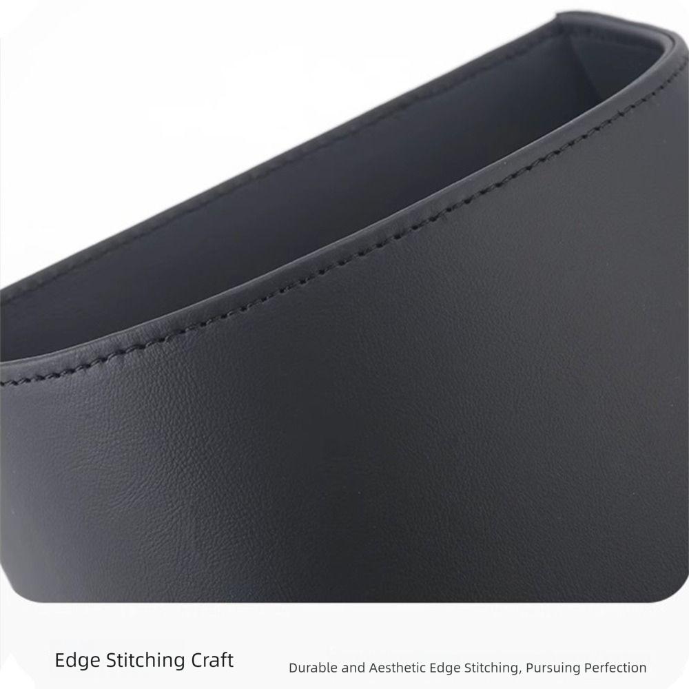 Waterproof Car Trash Can Leather Rubbish Bucket Multi-functional Car Backseat Storage Box Sundries