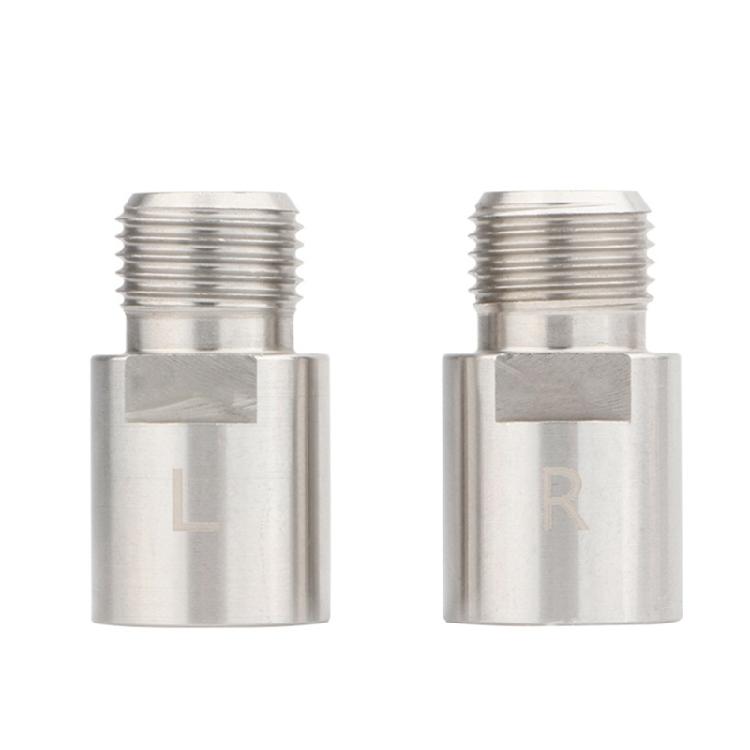 1Pair Bicycles Pedals Adapter Alloy Bicycles Pedals Extender Bike Pedals Extenders Adapters Easy to Installation серебряный