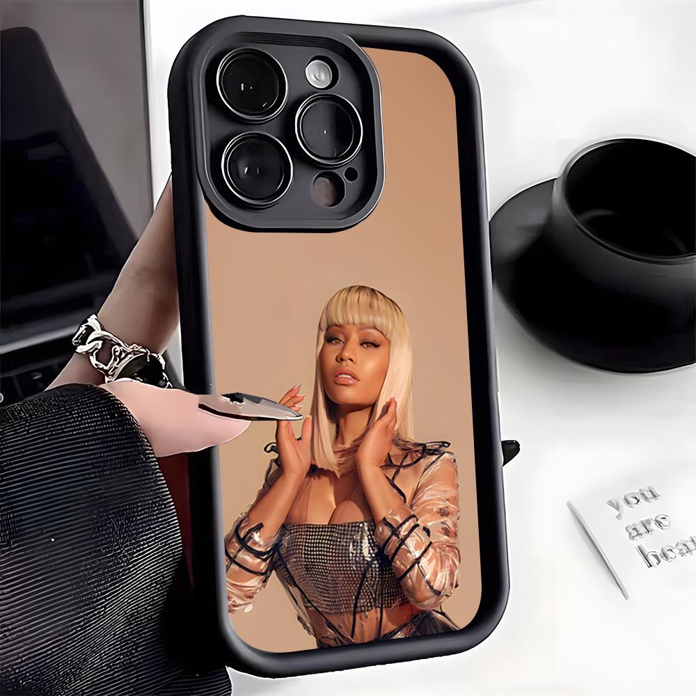 

N-Nicki Singer Minaj Phone Case For IPhone 17 Pro Max 16 15 14 Pro Max IPhone 13 Pro Max 11 Plus Silicone Cover iPhone 13 Pro Max