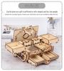 3D Wooden DIY Antique Jewelry Box Craft Gift for Kids - Movable Assembly Toy