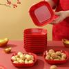 Roter Obstteller Wohnzimmer Zuhause Couchtisch Obstteller Umzug Neues Zuhause Roter Teller Hochzeit Süßigkeitenteller