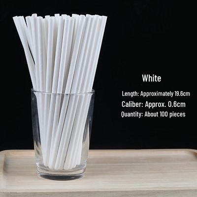 ZISIZ Eco-Friendly Biodegradable Disposable Paper Straws