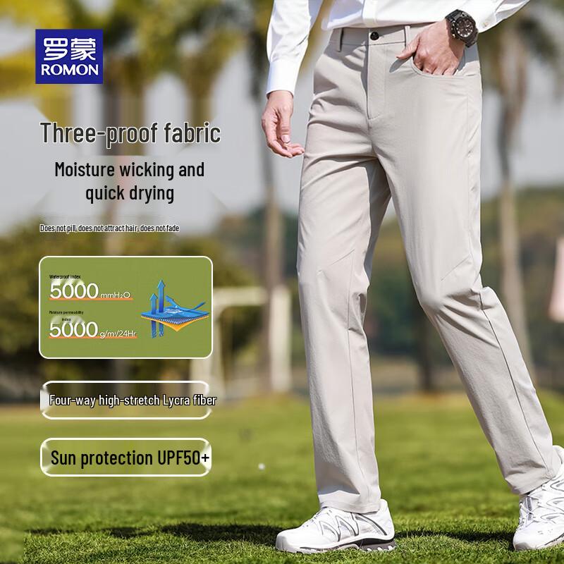 

ROMON Men s All-Season Triple-Proof Quick-Dry Dress Pants 36