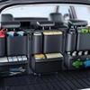 Detachable High-capacity Car Trunk Seat Back Storage Bag 4-Pocket Hanging Organizer for SUVs Vans Auto Interior