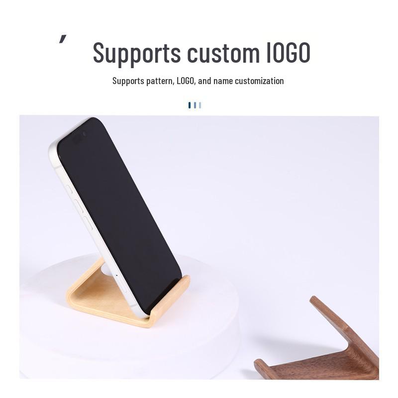 Birch Creative Eco-Friendly Double-Sided Walnut Phone and Tablet Stand