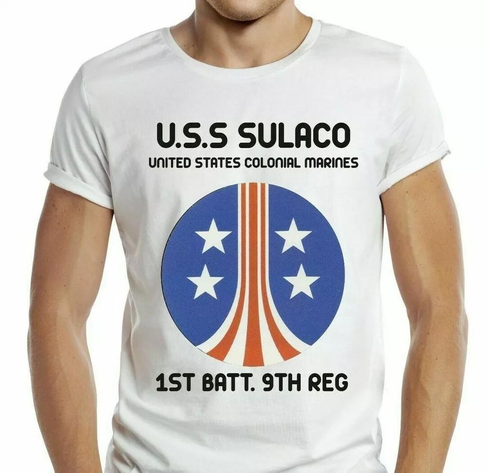 

Aliens Movie T-SHIRT T-Shirt Retro Cool Gift Tee Sulaco Ripley 80s UK Unisex T-Shirt M