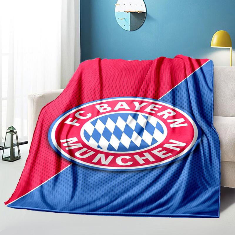 Munich FC Artwork Printed Throws Blanket Soft Flannel Blankets for Couch Bed Gifts for Men Women Picnic Blanket Christmas Gifts
