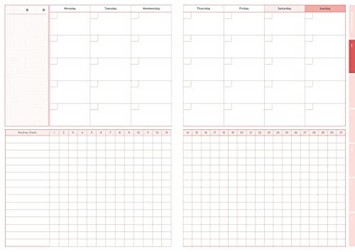 Super-schneller PDCA-Planer - Ein 6-Zyklen-Format (6-monatig) Planer, der durch einfaches Schreiben für und superschnelle PDCA sorgt.