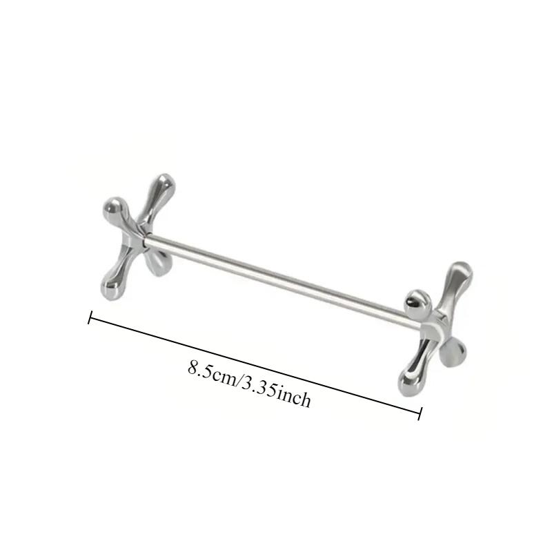 Chopstick Rest Chopstick Holder Stainless Steel Dual-Use Knife Fork Spoon Holder Metal Table Decoration Plum Blossom Tableware