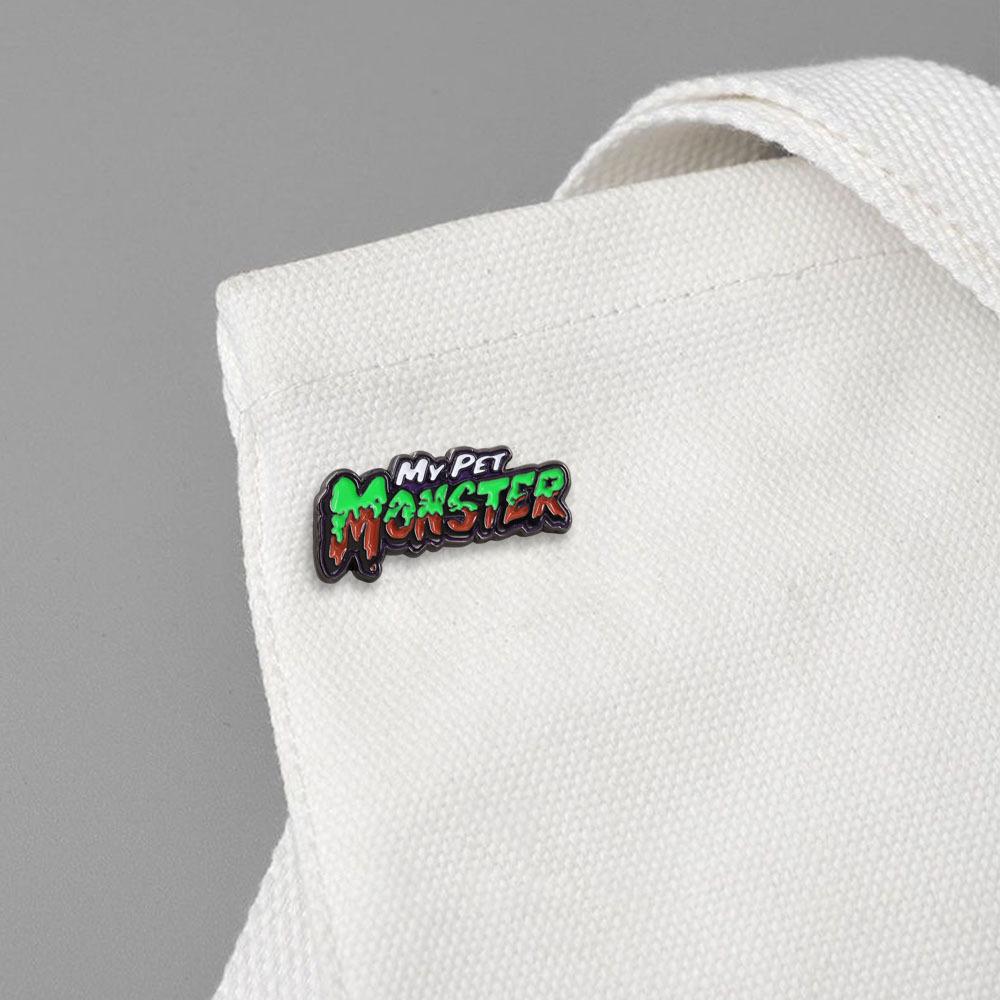 My Pet Monster Retro Enamel Pin - 80s Cartoon Fun Gift