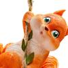 Garden Hanging Sculpture Squirrel Statue Craft Multifunction Decoration